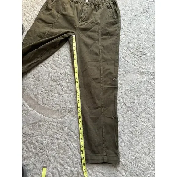 Pistola Anthropologie Women’s Pants Olive Green Size 30 NWT - Picture 5 of 8